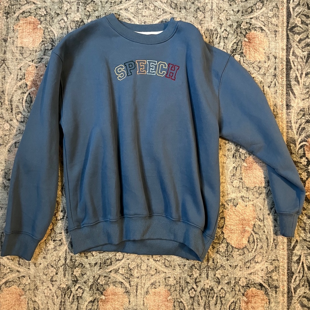 Gildan Blue Crew Neck Sweater